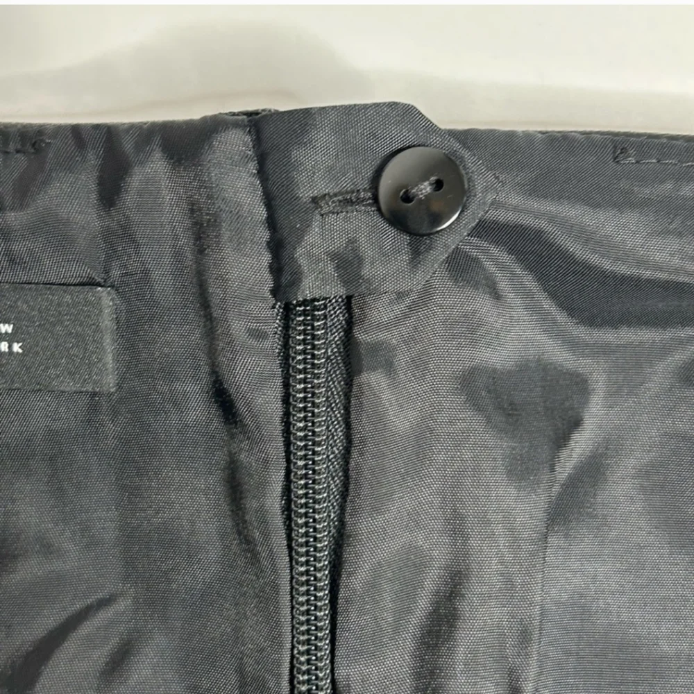 Lafayette 148 New York ADELINA Pencil Skirt 100٪ Supple Paneled Leather Bodycon